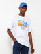 Crew Neck Short Sleeve Combed Cotton Men's T-shirt